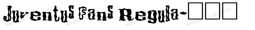 Juventus Fans Regula字体转换